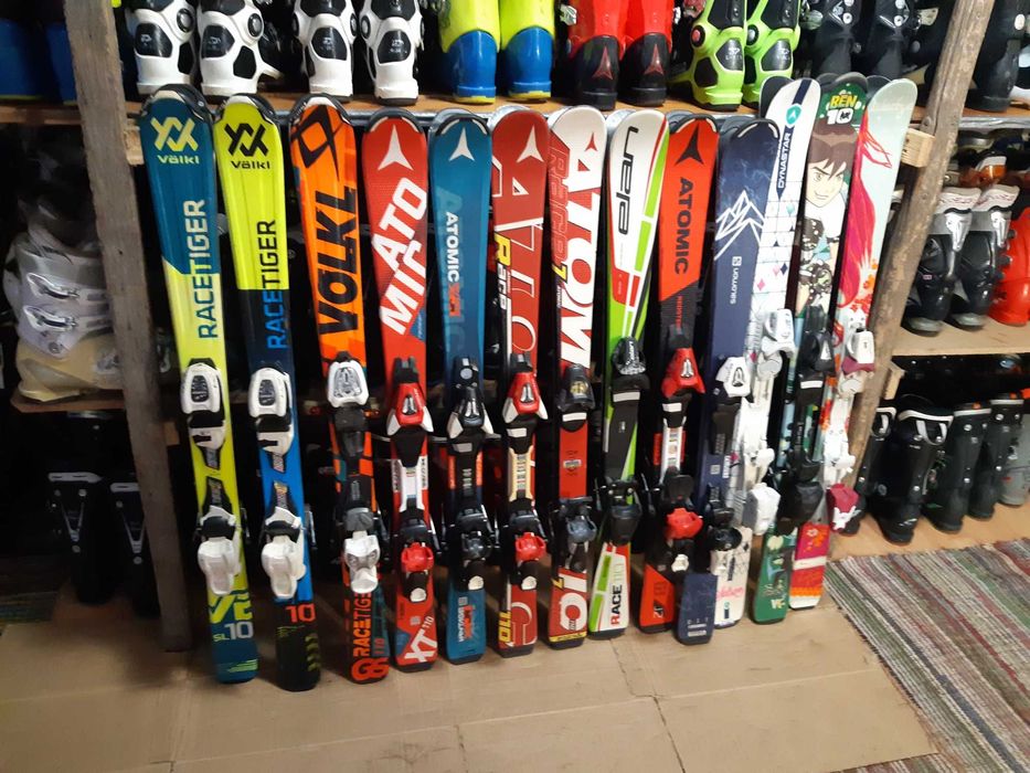 Schiuri copii schi clapari bete set ski buyback