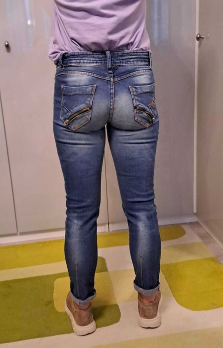 Blugi cu talie joasa Desigual