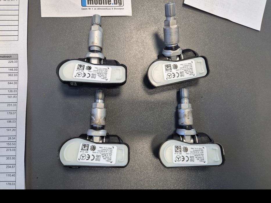 Оригинални сензори за налягане на гумите Мерцедес C-Klasse W205