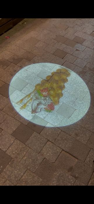 Реклама на тротуарах