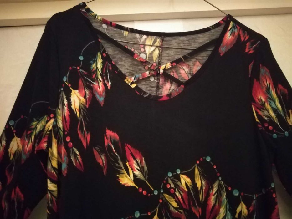 Rochie de vara cu imprimeu modern