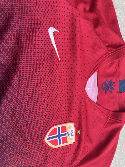 Nike червено-синя тениска на националния отбор на Норвегия