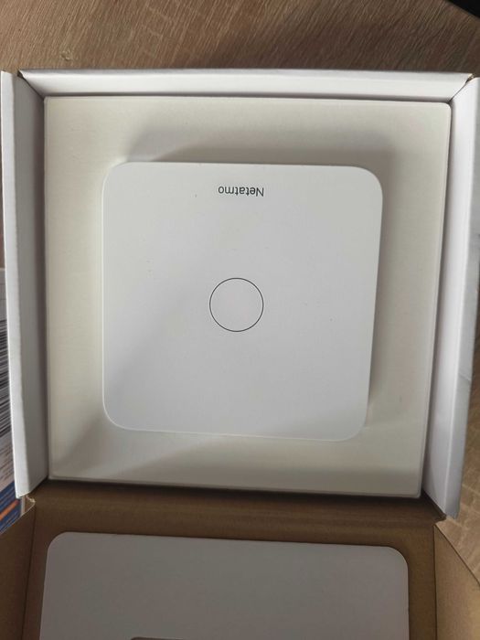 Detector inteligent de monoxid de carbon Netatmo, Wi-Fi, baterie 10 ani, alarmă 85 dB