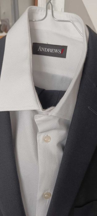 Мъжки костюм Andrews размер 52 и риза Andrews XL