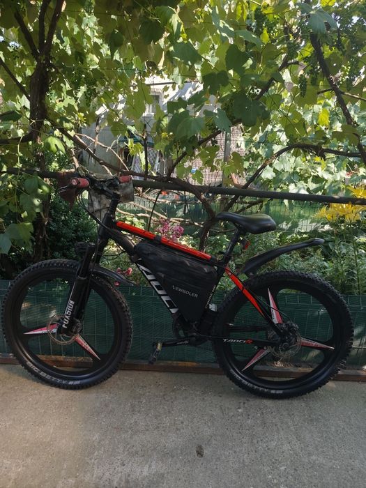 Bicicleta electrica  custom baterie smart autonomie reala 100km