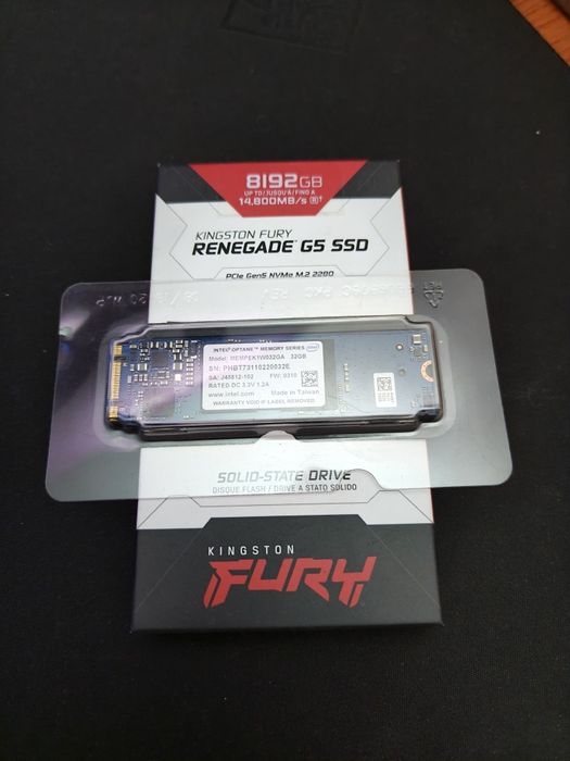 Intel Optane 32GB NVMe ускоритель