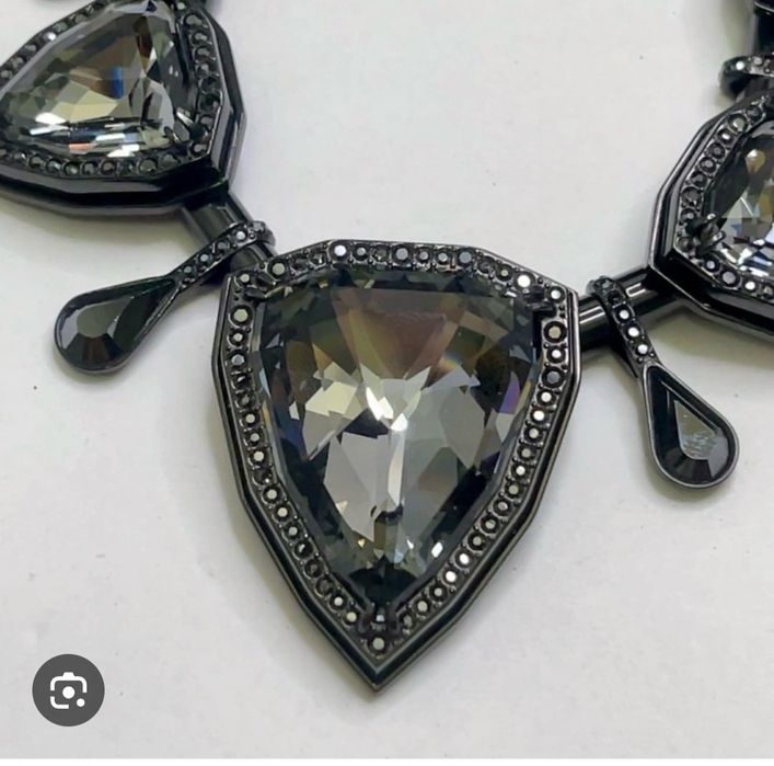 Комплект Swarovski, колие и пръстен