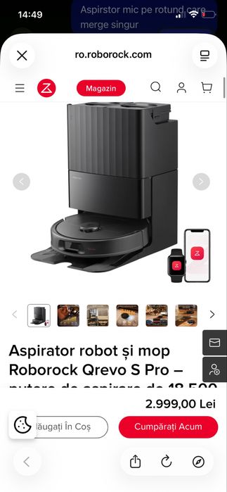 Aspirator Robot si Mop Roborock
