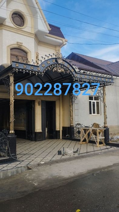 Дарвоза, решëтка, перила ва навеслар ясаш хизмати.