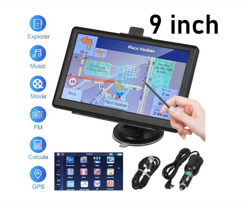 GPS Camion nou 9 inch , harti 2025 Europa