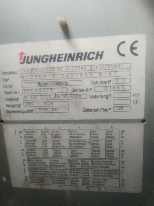 Зарядное устройство для штабелёра