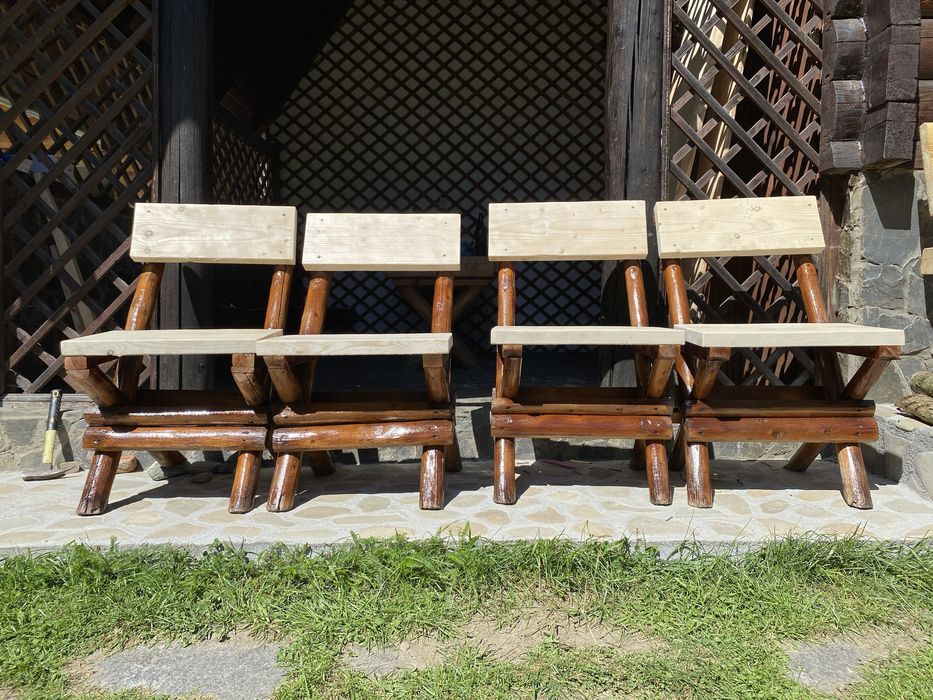 Mobilier terasa | rustic | lemn | masiv | traditional