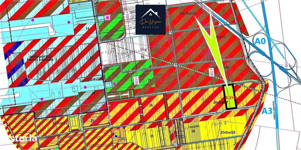 Teren Intravilan | Tunari 8,16 Ha | Nod A0-A3 | Terminal 2 Otopeni