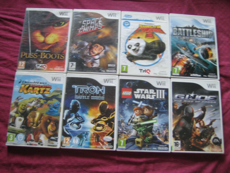 Продавам игри за Nintendo Wii