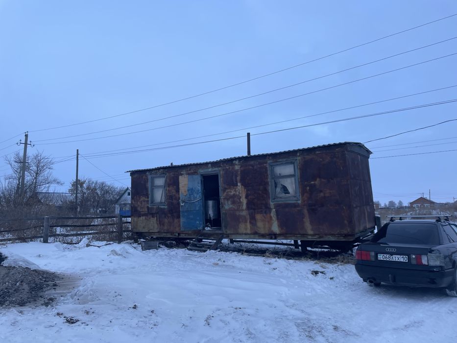 Вагон  жилой с отоплением