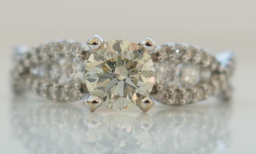 Inel 14k diamante naturale 1.40ct