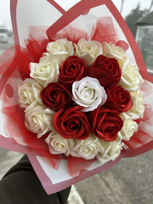 Buchet trandafiri de sapun