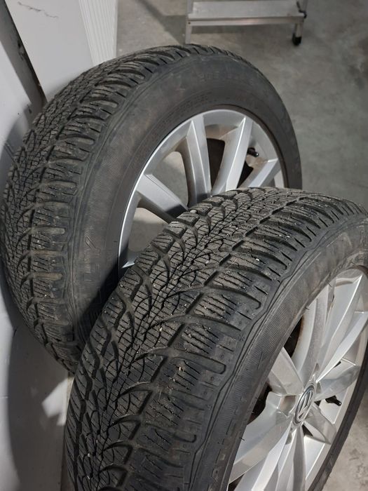 Roți iarnă vw cu jante aliaj 205 55 16