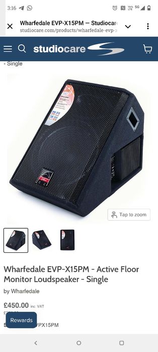 Boxa activa Wharfedale Pro EVP-X15PM