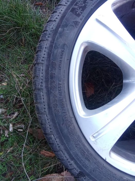 Комплект лети джанти 18ки Оригинални за Мерцедес със Зимни Гуми