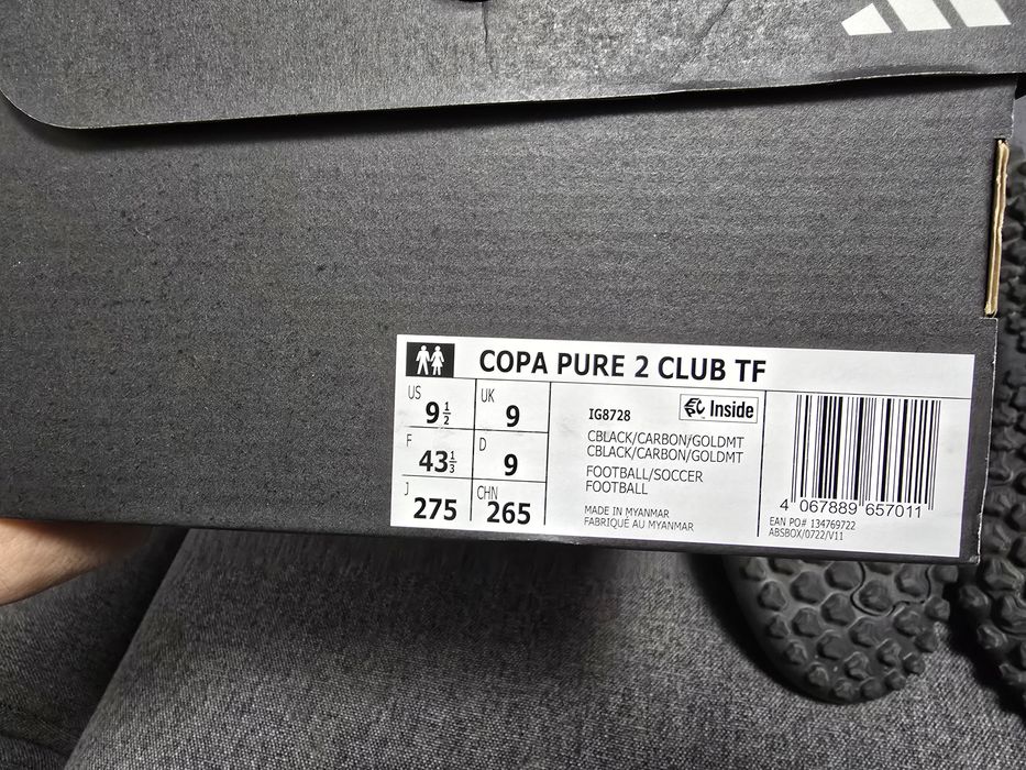 Ghete fotbal turf sintetic Adidas Copa 43 1/3