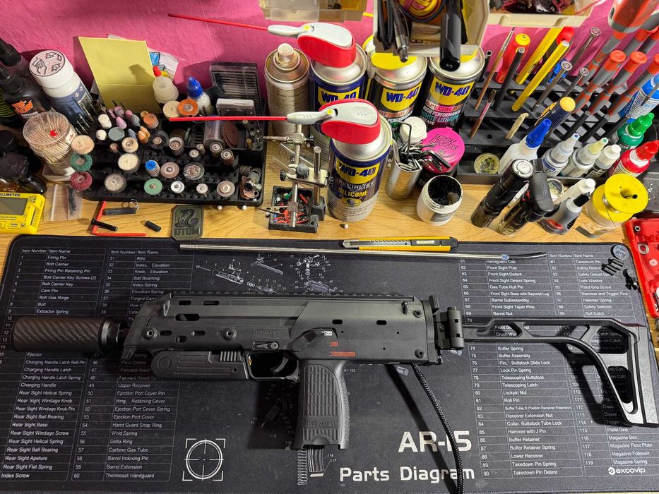 Еърсофт Реплика MP7 A1/A2 HPA custom Polarstar F2