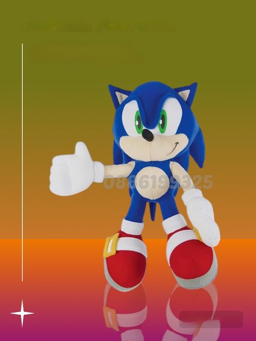 Голяма плюшена играчка Соник Sonic, Плюшен Соник 20-120см