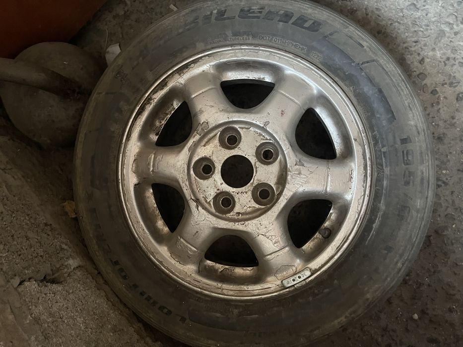 4 диска с шинами мерс