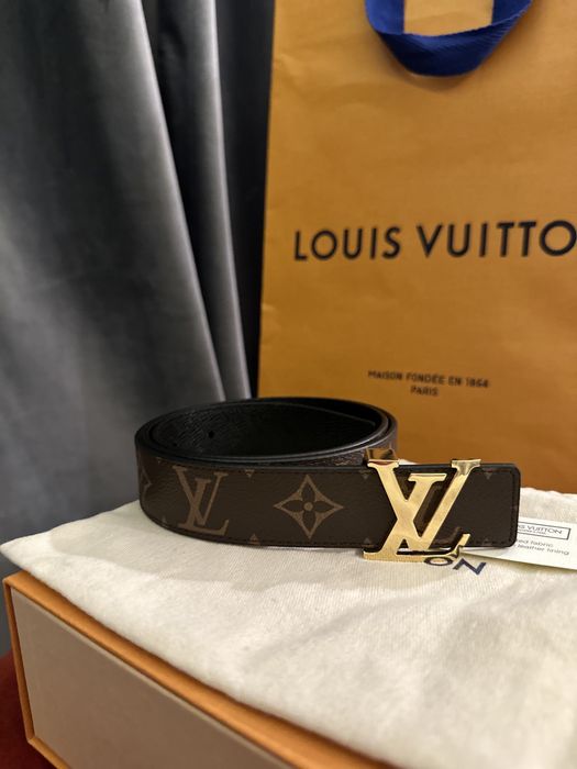 Curea originala Louis Vuitton reversibila LV noua