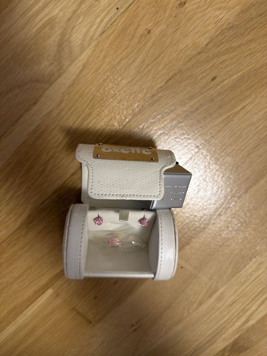 Cercei si pandantiv Oxette roz pave