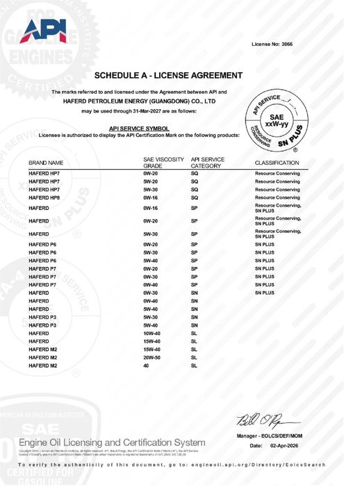 Моторное масло P7 SQ C5/C6 0W-20, 4 л