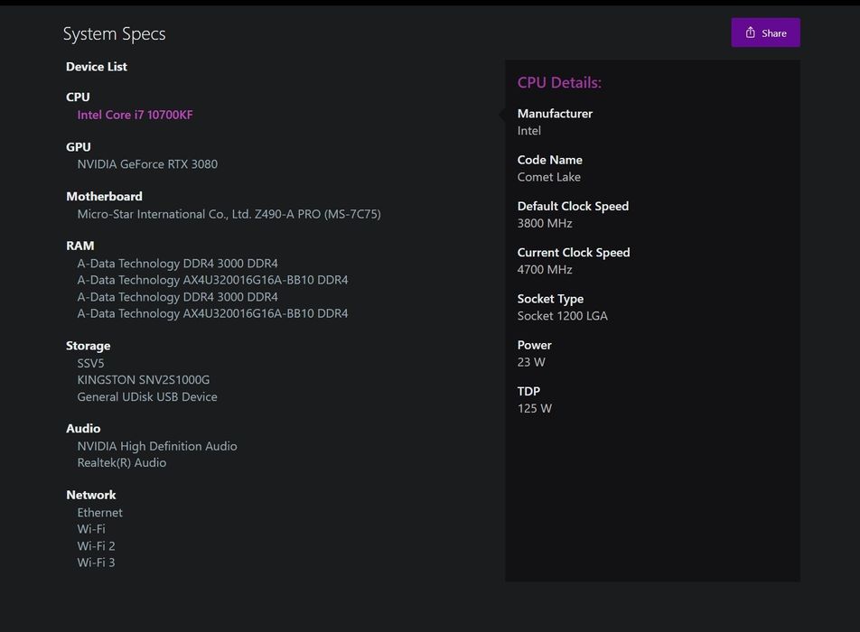 Sistem Desktop PC Gaming