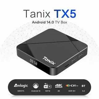Android TVbox Tanix TX5 NEW 2025 +бесплатные каналы фильмы
