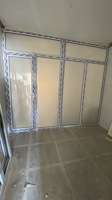 Алюминиевая витраж окно дверь