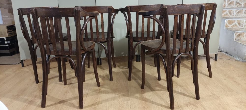 Комплект отлични 6 виенски стола