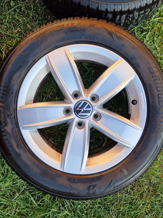 Roți iarnă jante Al Vw R16 T-roc, Passat Jetta,  Seat Ateca, 205 60 16