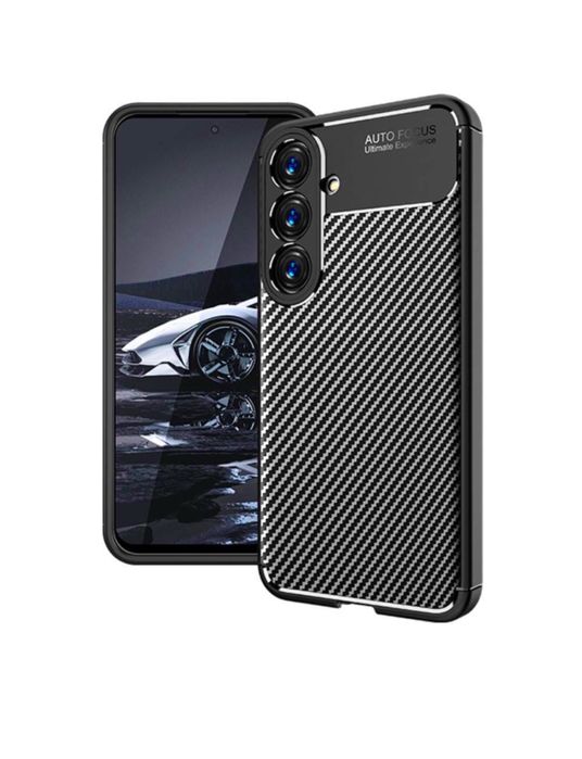 Samsung S21 S22 S23 S24 S25 Plus Ultra Husa Silicon Carbon AutoFocus