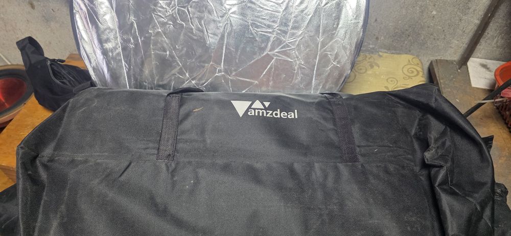 amzdeal-комлект за осветление+Комплекти стойки за фото фон Amzdeal 10