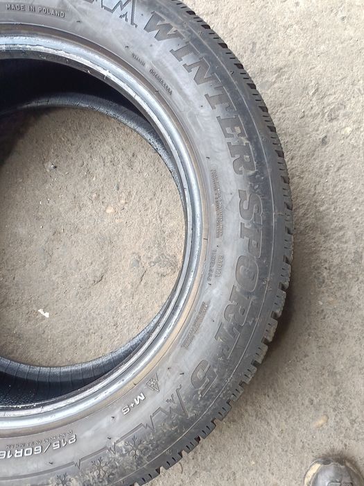 Зимни гуми -16цола -215/60-1бр.-60лв."DUNLOP"