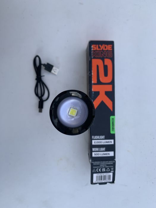 Slyde KING 2K/лед фенерче зареждаемо