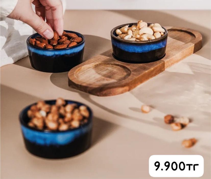 РЕСТОРАНДЫҚ менажница, ағаш + премиум керамика