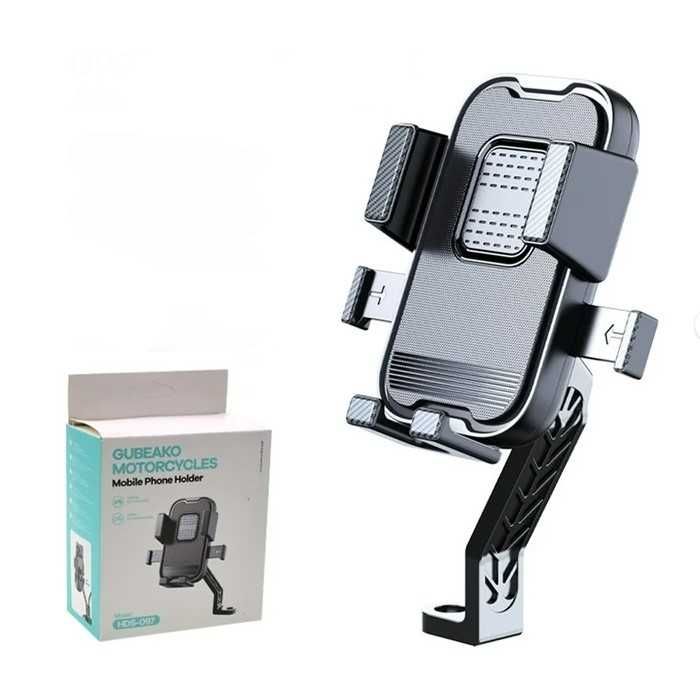 Поставка за телефон Automat, За мотопед, велосипед, PG158, Черен