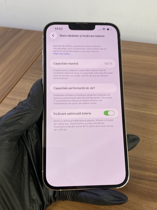 iPhone 13 Pro Max, 256 GB, Silver, Foarte bun, Cod produs: 8468