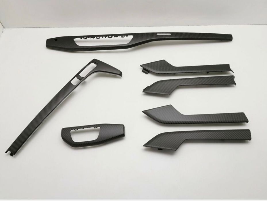 Trimuri CARBON MAT Audi RS4 RS5 S4 S5 A4 A5 B9 8W ORIGINALE ! Ornamente decor