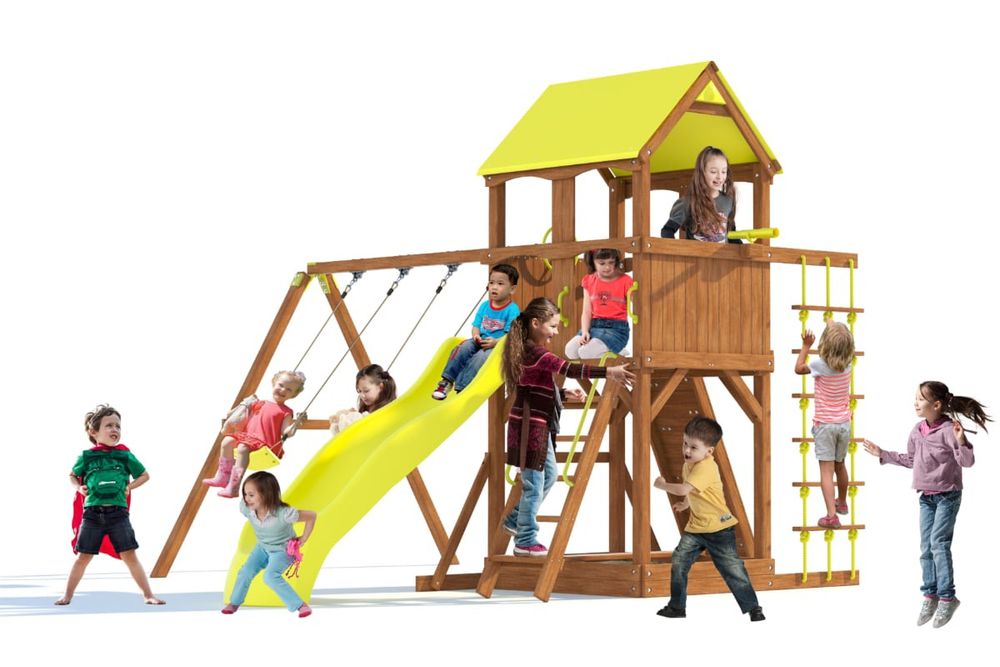 Детские площадки игровой комплекс горка качели домик для детей горка