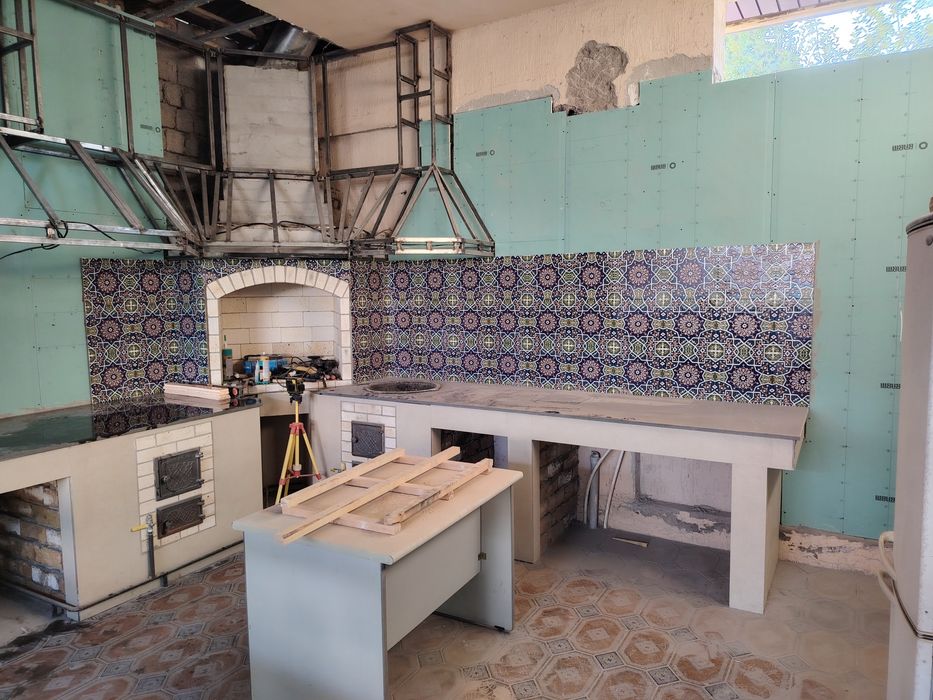 Летние кухни.Барбекю.Камины.Водопады.