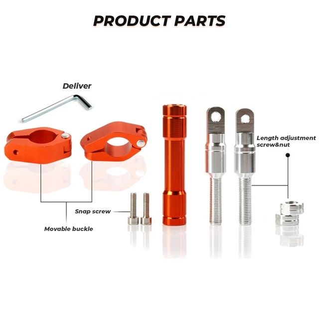 Extensie ghidon motociclet moto prelungire tija handlebar bicicleta