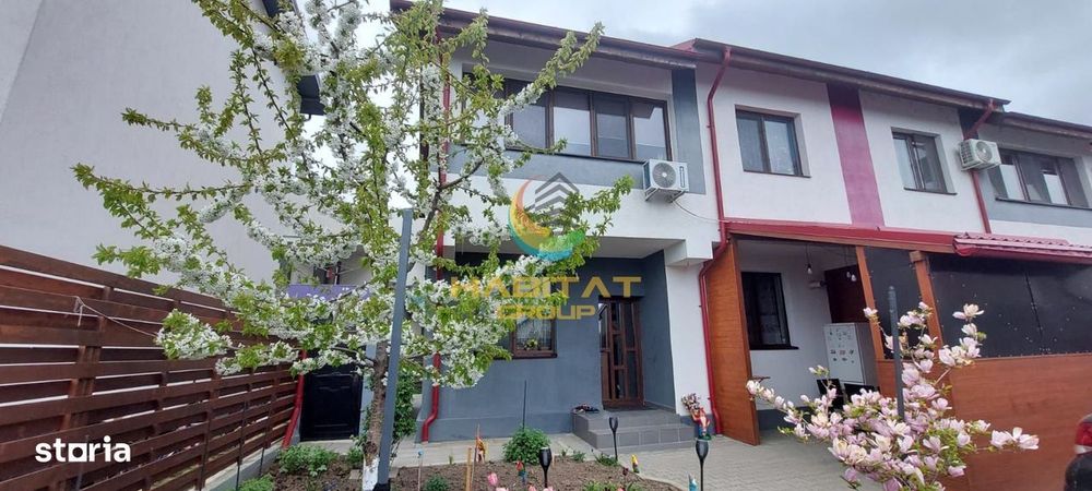 Duplex 5 camere, mobilat si utilat- 124mp- teren 183mp- Leordeni