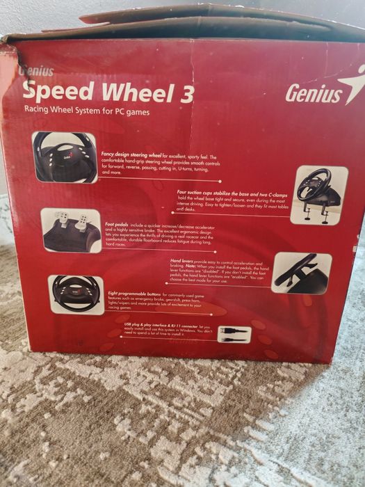 Игровой руль Genius speed wheel 3
