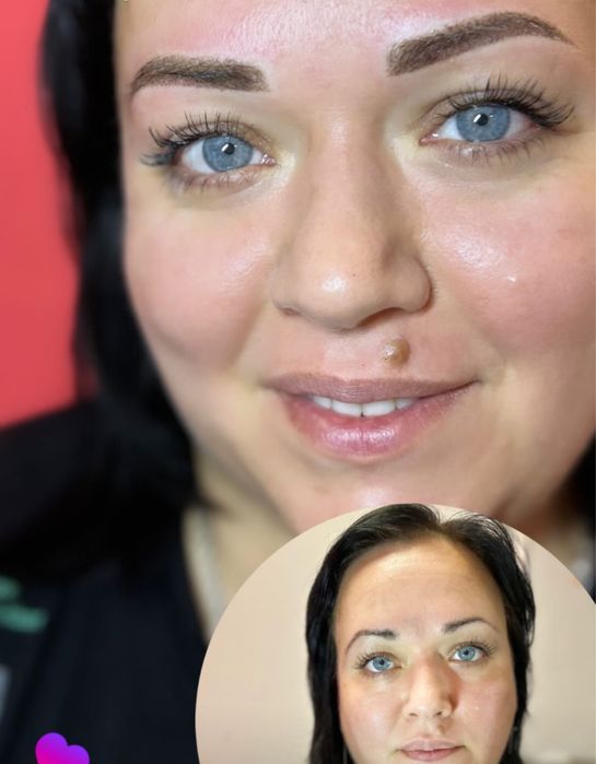 Перманентный макияж теневая растушевка